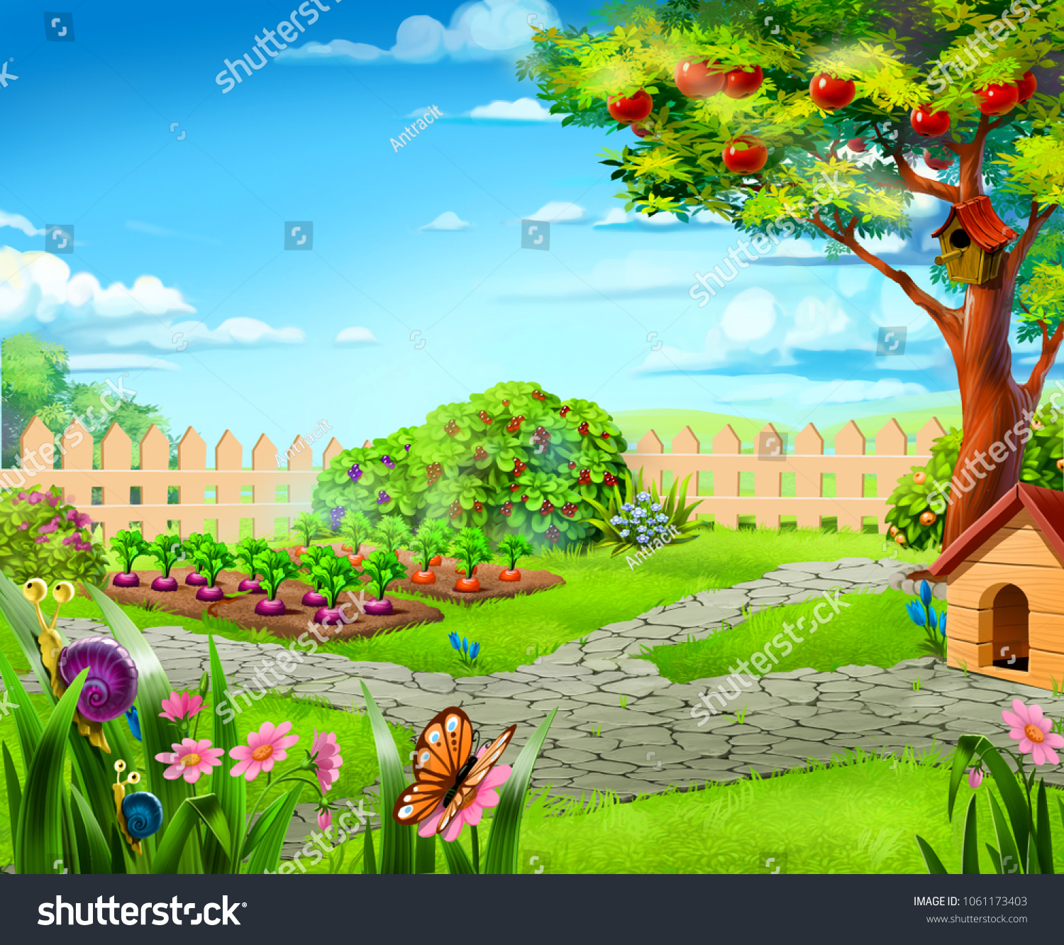 Detail Background Garden Nomer 25