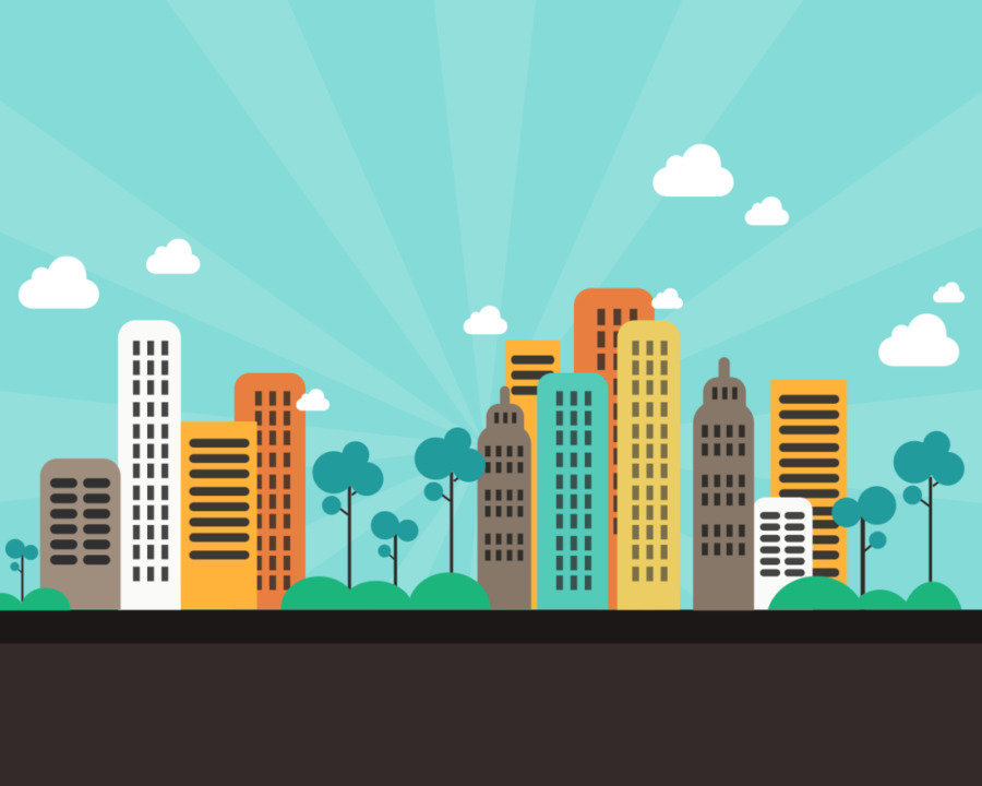 Detail Background Gedung Kartun Nomer 2