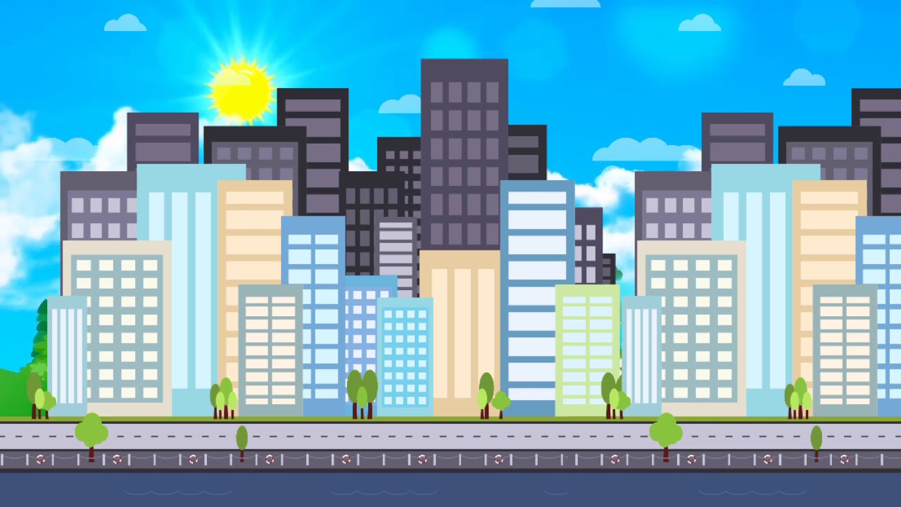 Detail Background Gedung Kartun Nomer 18