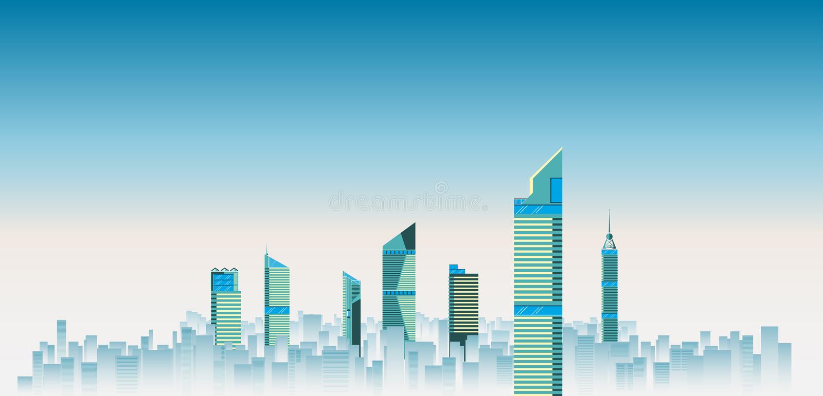 Detail Background Gedung Vector Nomer 29