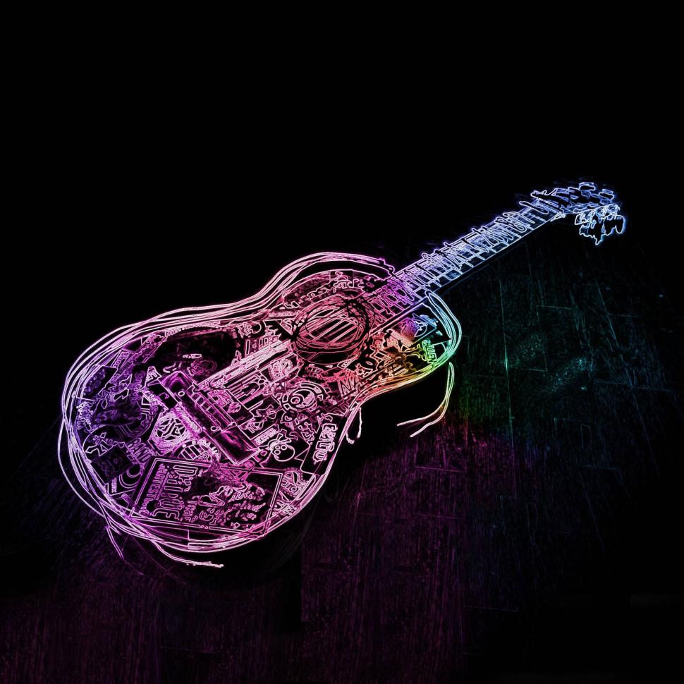 Detail Background Gitar Keren Nomer 13