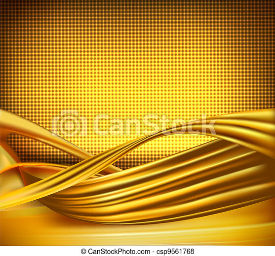 Detail Background Gold Abstract Nomer 19