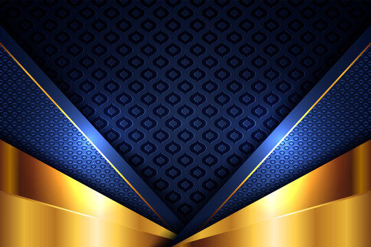 Detail Background Gold Blue Nomer 14