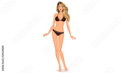Detail Blonde Model Nomer 2