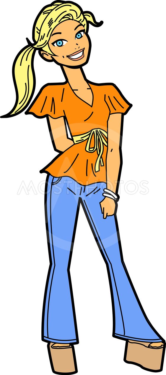 Detail Blonde Model Nomer 4