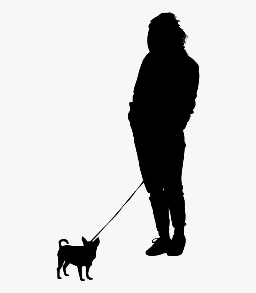 Detail Dog Walking Silhouette Nomer 2