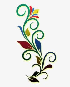 Detail Flower Side Design Border Nomer 4