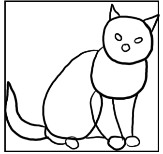 Detail Katze Zeichnen Bleistift Einfach Nomer 10