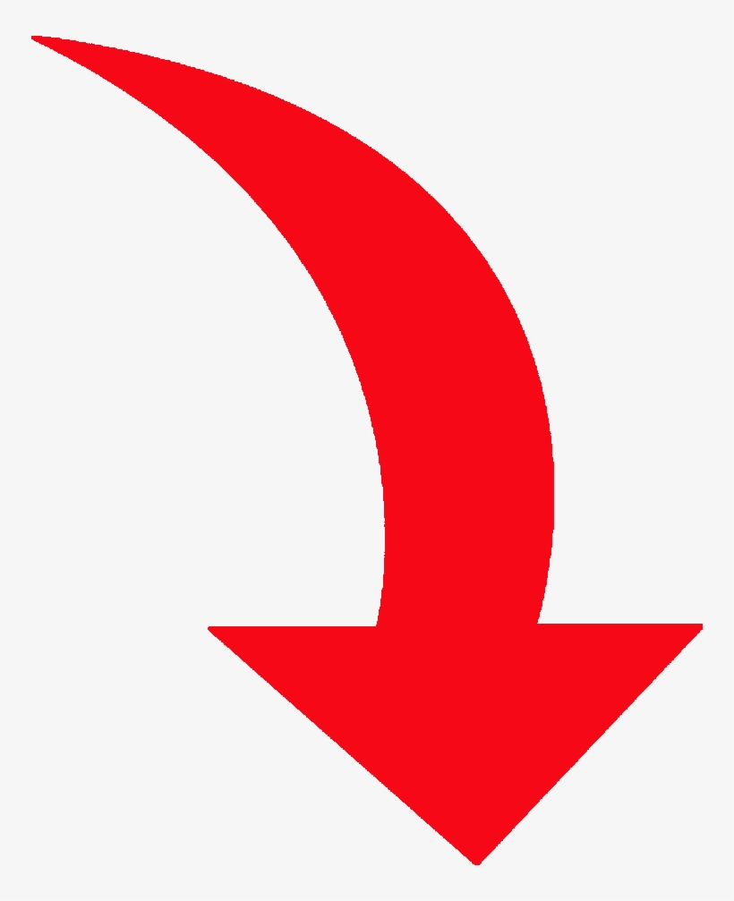 Red Curved Arrow Png - KibrisPDR