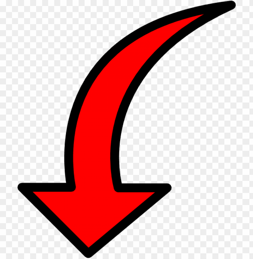 Detail Red Curved Arrow Png Nomer 14