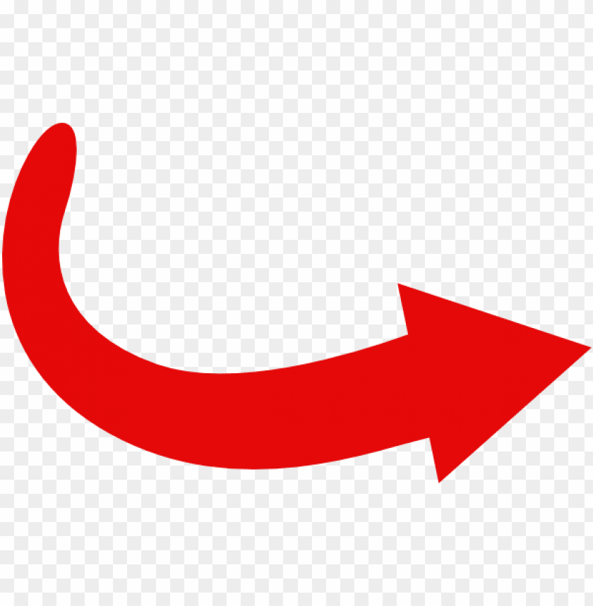 Detail Red Curved Arrow Png Nomer 2