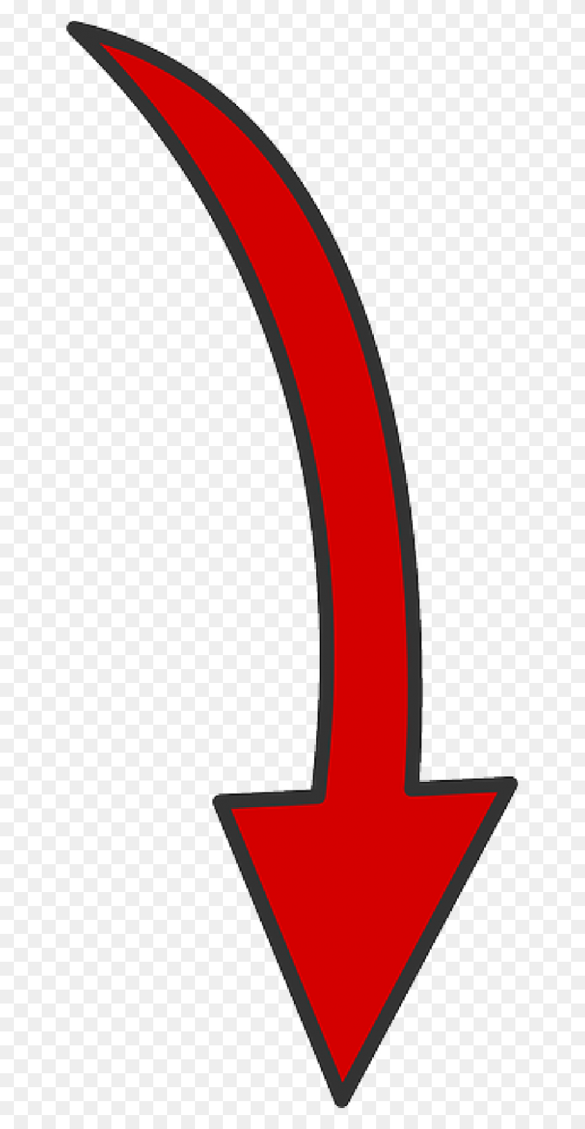 Detail Red Curved Arrow Png Nomer 6