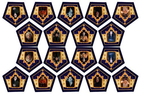 Detail Chocolate Frog Cards Printable Nomer 8