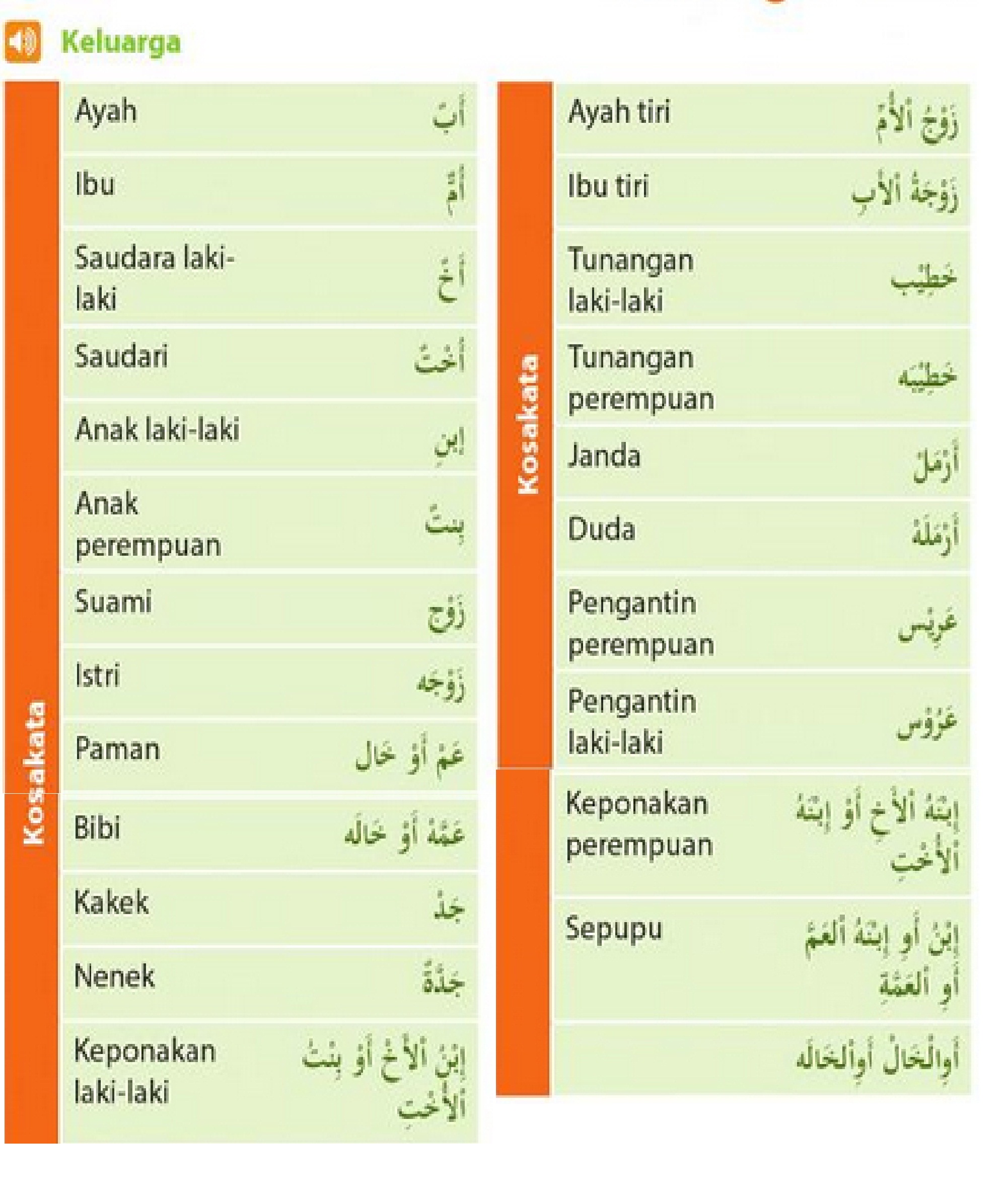 Detail Bahasa Arab Ayah Nomer 6