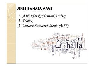 Detail Bahasa Arab Klasik Nomer 42
