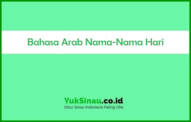 Detail Bahasa Arab Nama Nama Hari Nomer 39