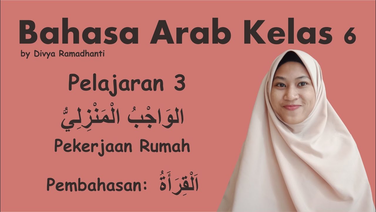 Detail Bahasa Arab Pekerjaan Rumah Nomer 4