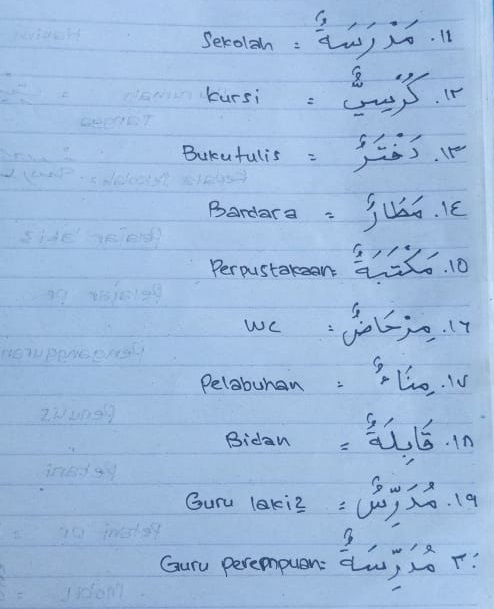 Detail Bahasa Arab Pekerjaan Rumah Nomer 37
