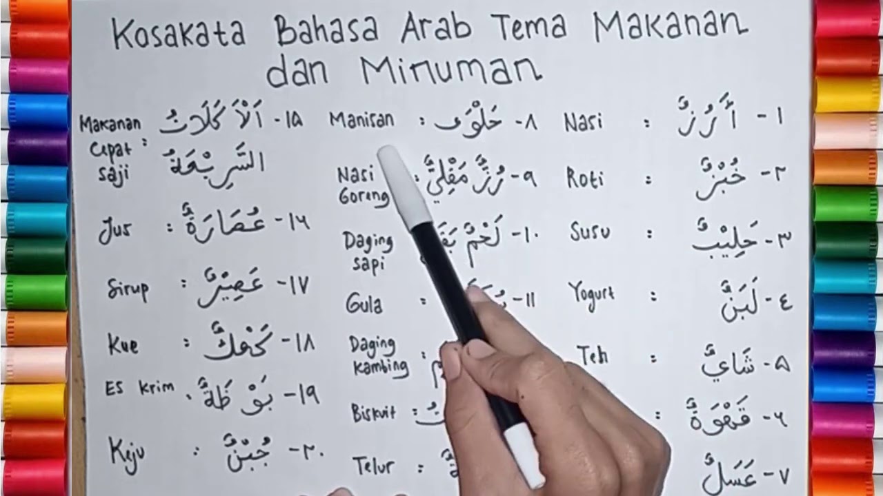 Detail Bahasa Arab Roti Nomer 9