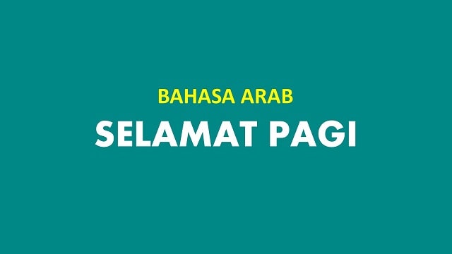 Detail Bahasa Arab Selamat Malam Nomer 34