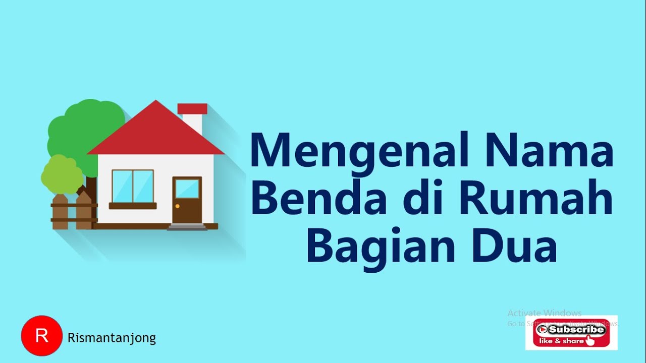 Detail Bahasa Inggris Benda Benda Di Rumah Nomer 14