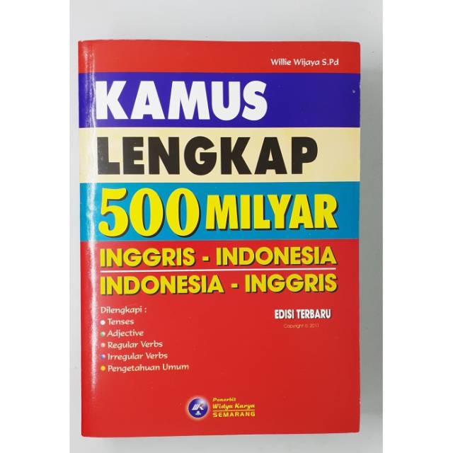 Detail Bahasa Inggris Buku Kamus Nomer 2