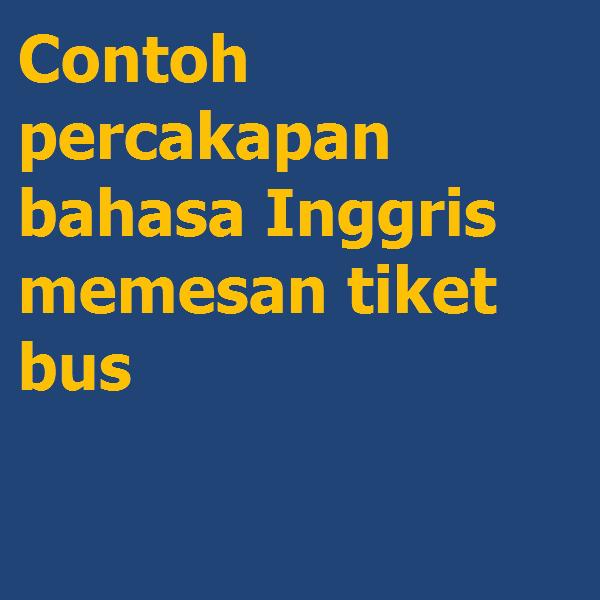 Detail Bahasa Inggris Bus Nomer 46