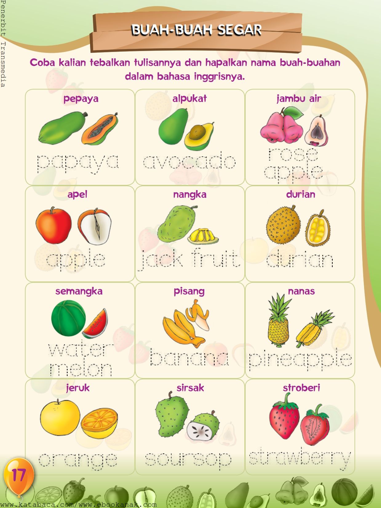 Detail Bahasa Inggris Durian Adalah Nomer 7