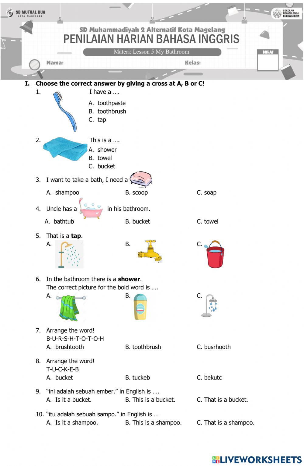 Detail Bahasa Inggris Ember Nomer 13