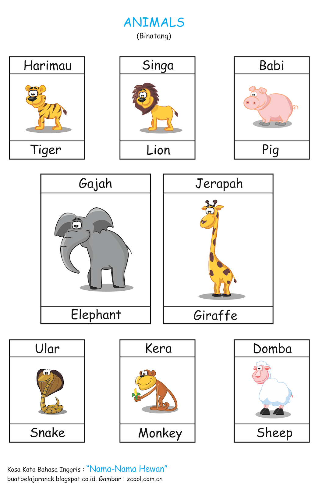 Detail Bahasa Inggris Jerapah Nomer 10