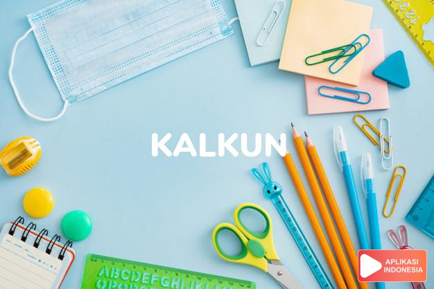 Detail Bahasa Inggris Kalkun Nomer 27