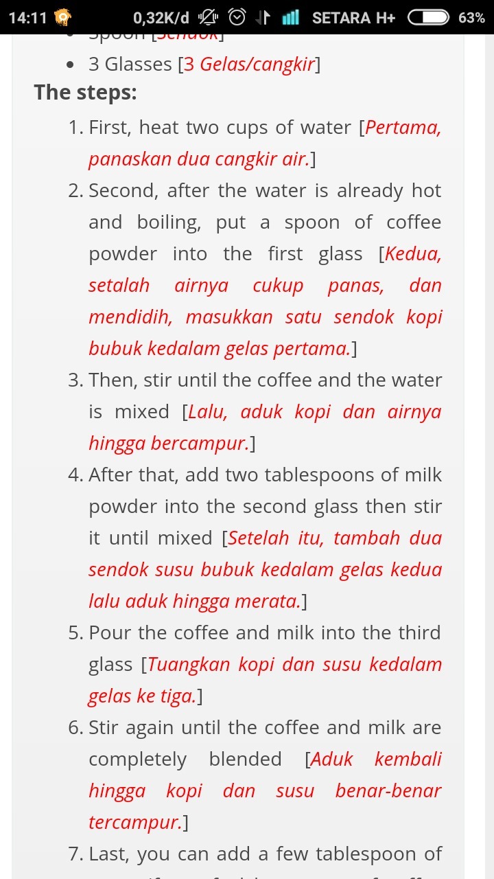 Detail Bahasa Inggris Kopi Susu Nomer 32