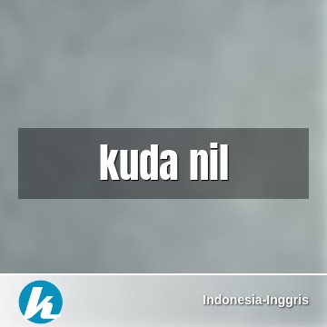 Detail Bahasa Inggris Kuda Nil Nomer 25