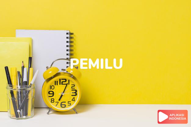 Detail Bahasa Inggris Pemilu Nomer 17