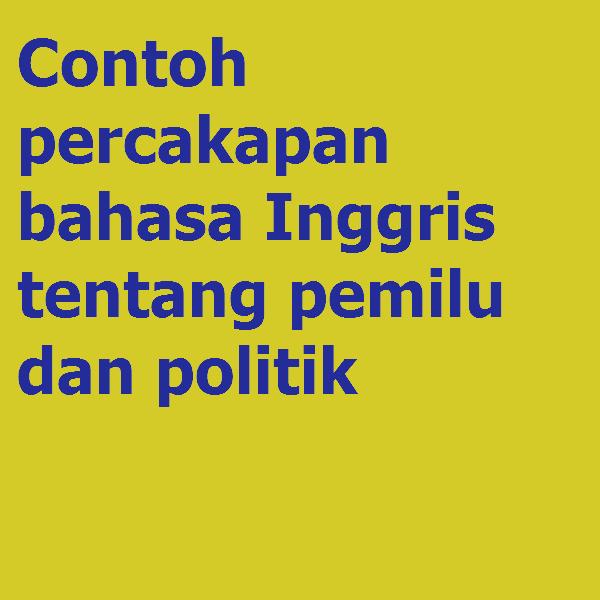 Detail Bahasa Inggris Pemilu Nomer 23