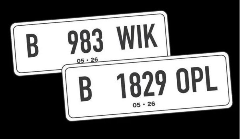 Detail Bahasa Inggris Plat Nomor Nomer 8