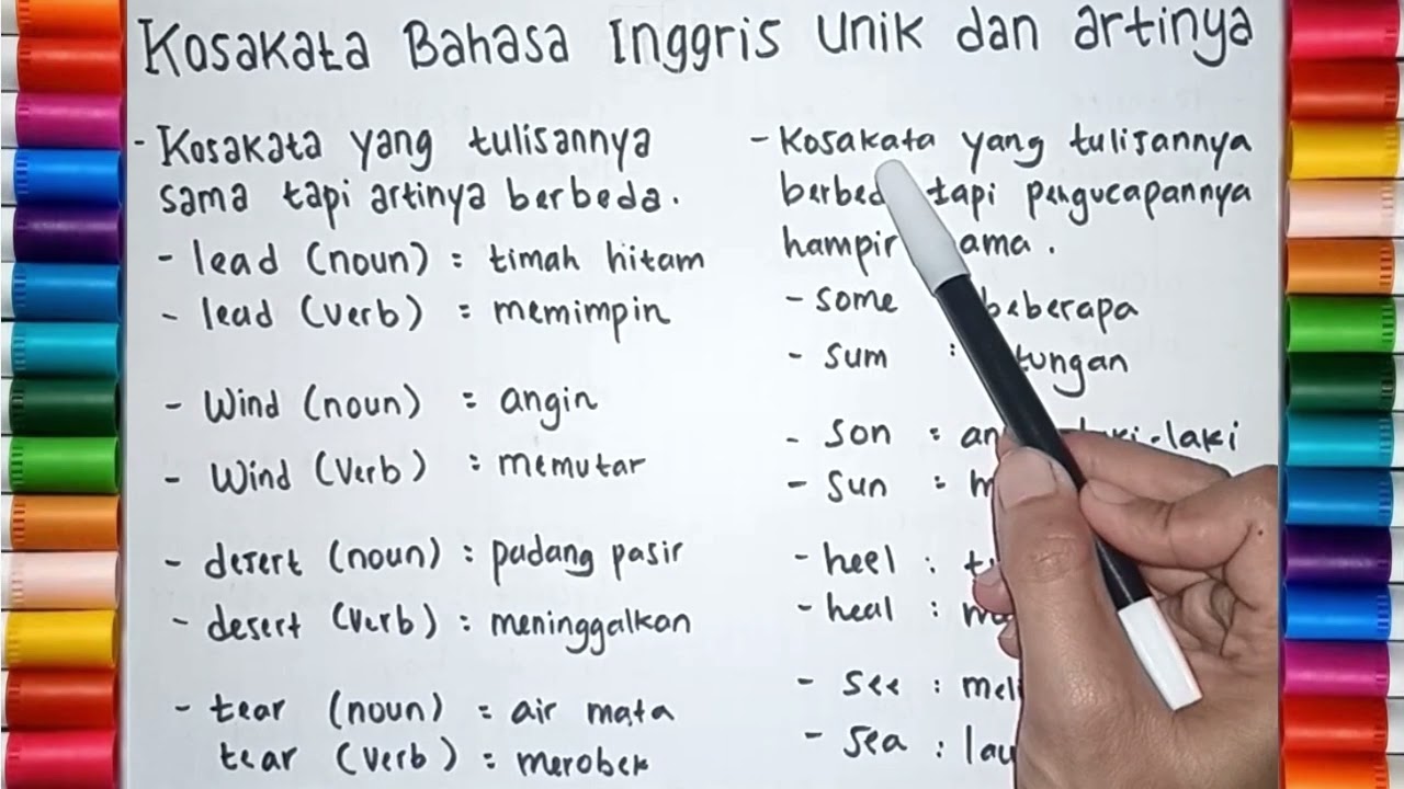 Detail Bahasa Inggris Timah Nomer 34