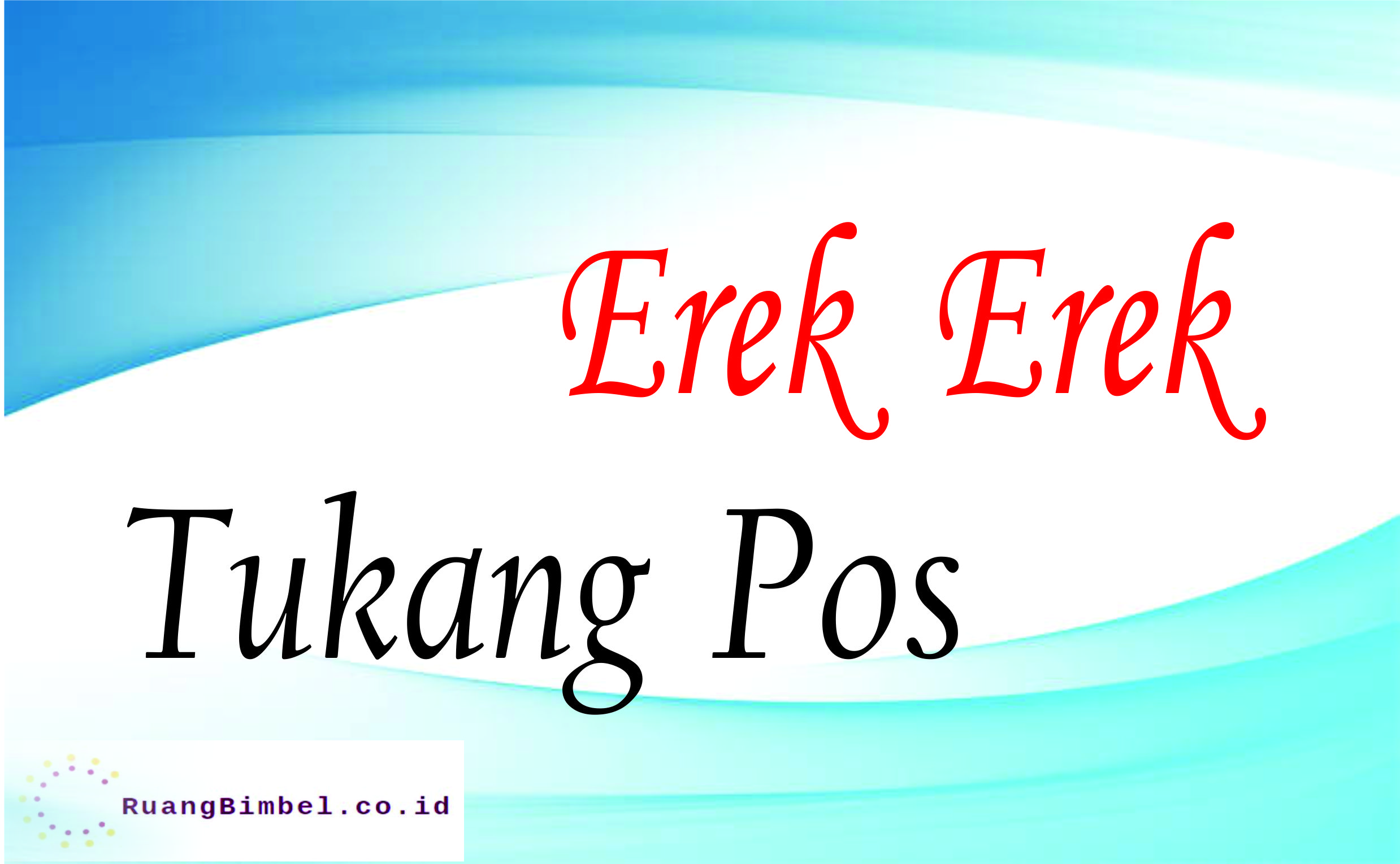 Detail Bahasa Inggris Tukang Pos Nomer 42