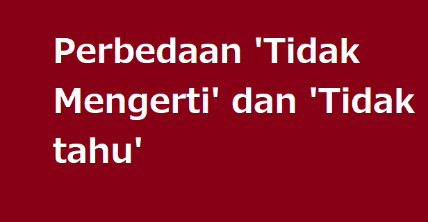 Detail Bahasa Jepang Tidak Mengerti Nomer 4