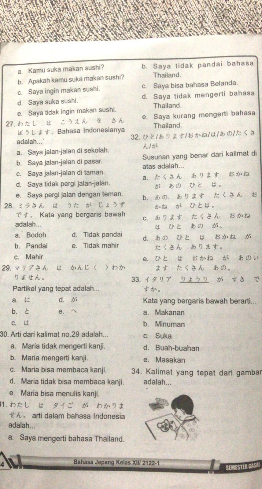 Detail Bahasa Jepang Tidak Mengerti Nomer 33