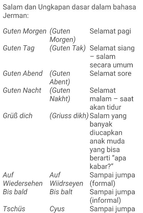 Detail Bahasa Jerman Selamat Malam Nomer 8