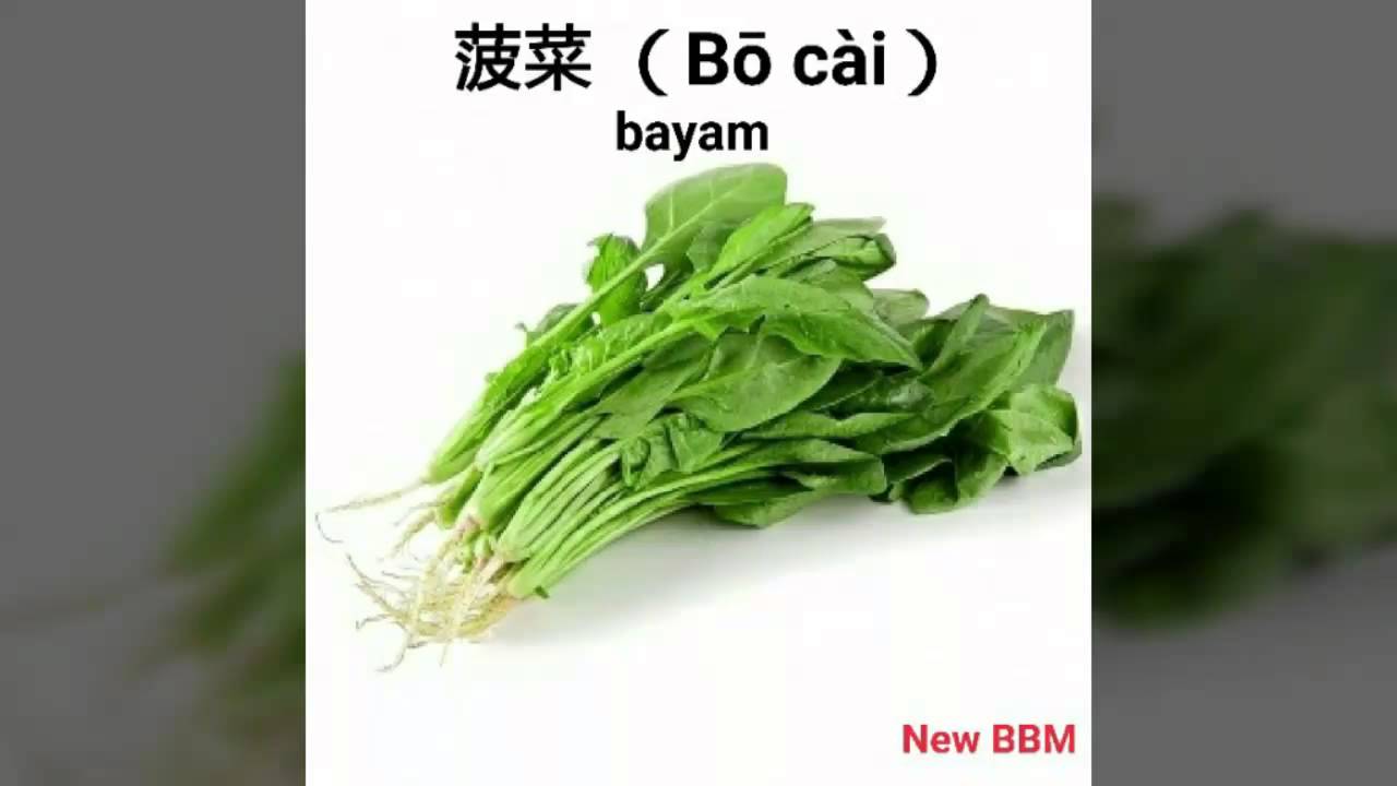 Detail Bahasa Mandarin Sayuran Nomer 10