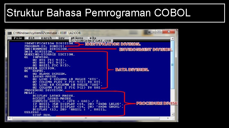 Detail Bahasa Pemrograman Cobol Nomer 10