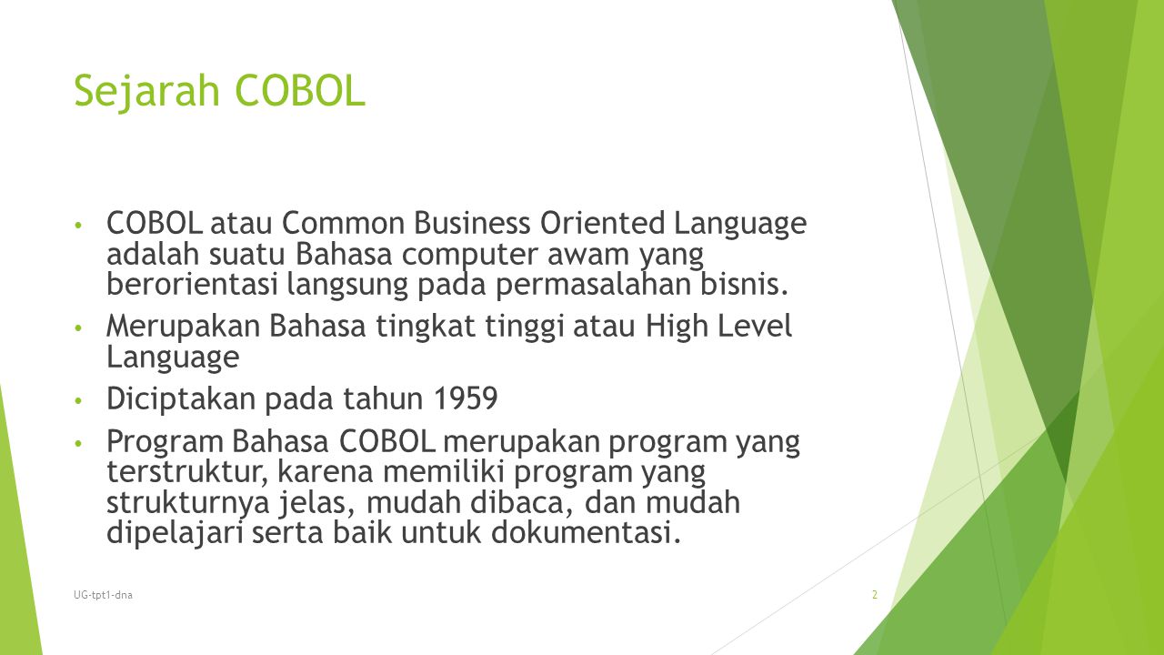 Detail Bahasa Pemrograman Cobol Nomer 41