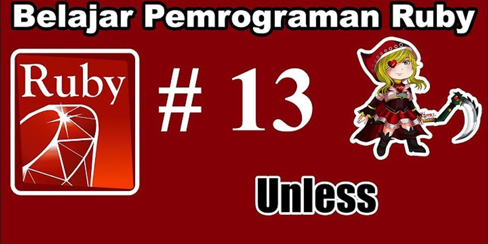 Detail Bahasa Pemrograman Ruby Nomer 34