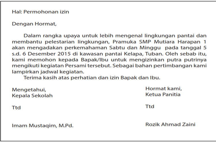 Detail Bahasa Surat Dinas Nomer 12