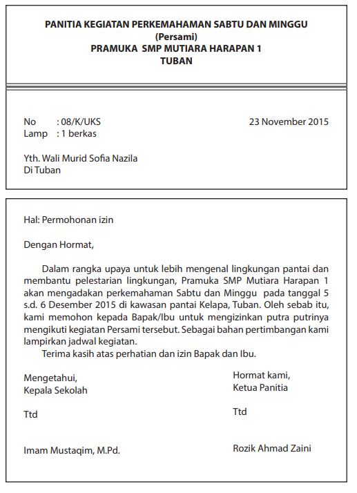 Detail Bahasa Surat Dinas Nomer 23