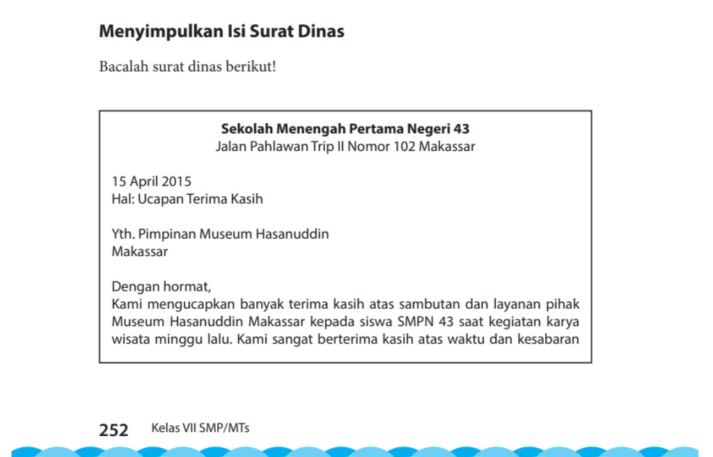 Detail Bahasa Surat Dinas Nomer 24