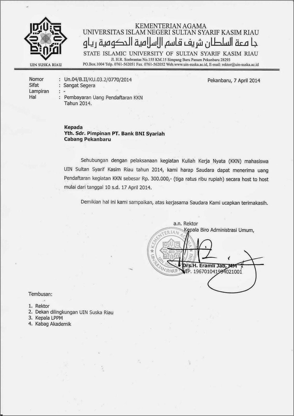 Detail Bahasa Surat Resmi Nomer 46