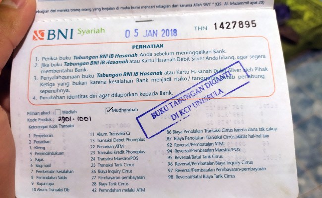 Detail Bahaya Buku Tabungan Hilang Nomer 39